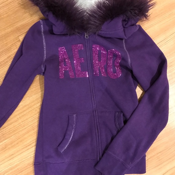 aeropostale purple hoodie